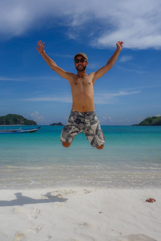 10 - Posing at Tanjung An Beach