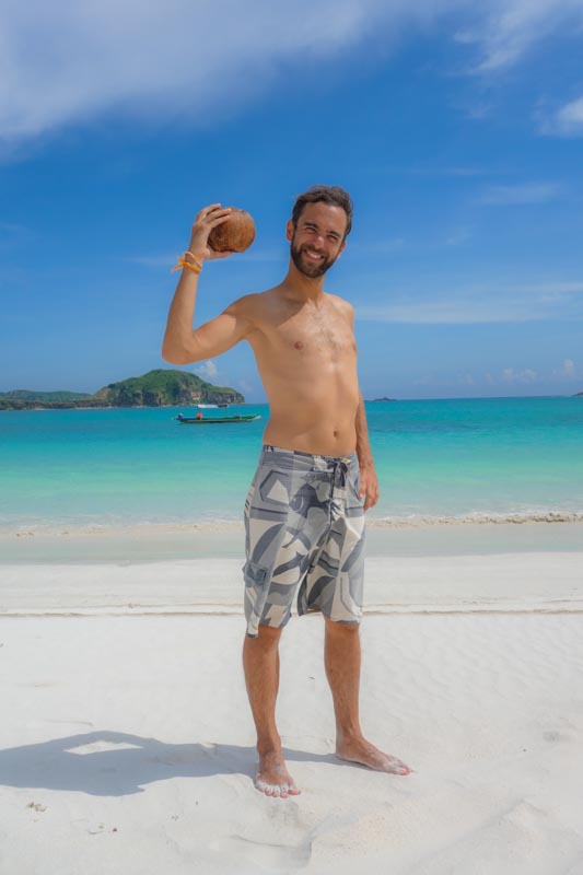 12 - Posing at Tanjung An Beach