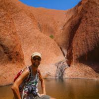 16 - Alex at Ayers Rock