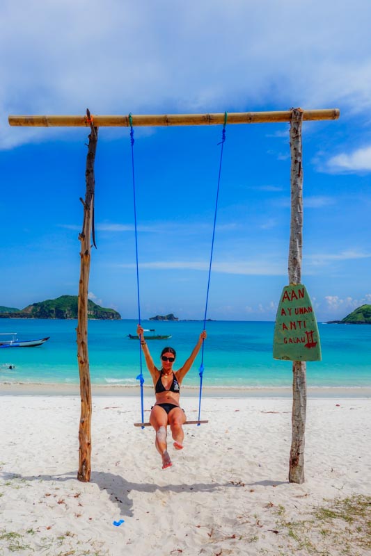 17 - Posing at Tanjung An Beach