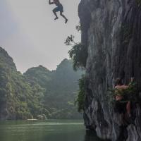 Climbing Lan Ha Bay