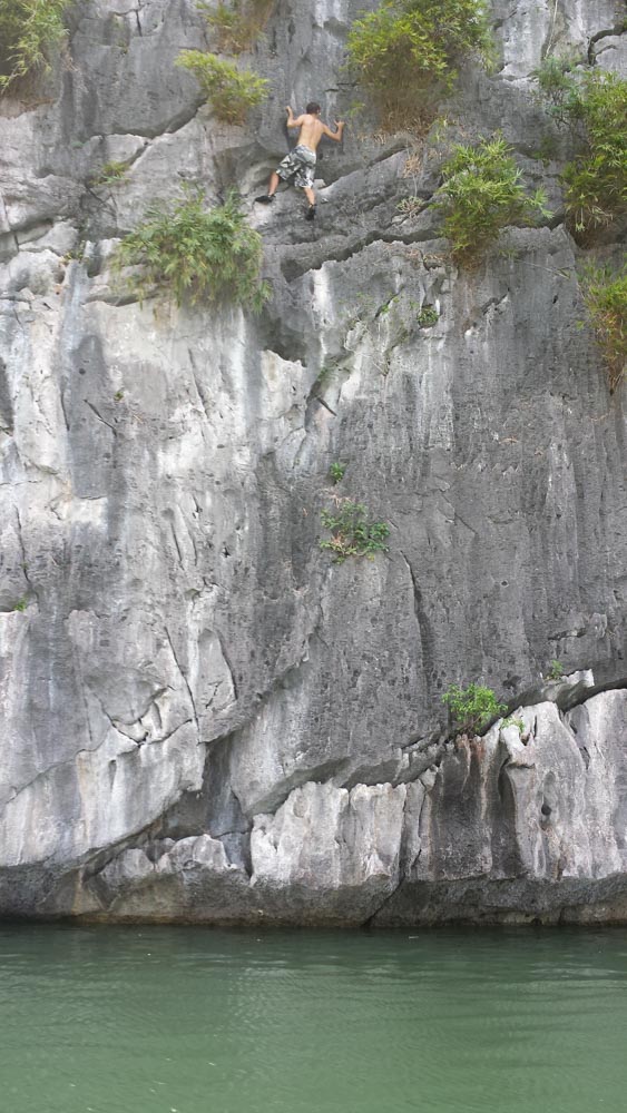 Climbing Lan Ha Bay