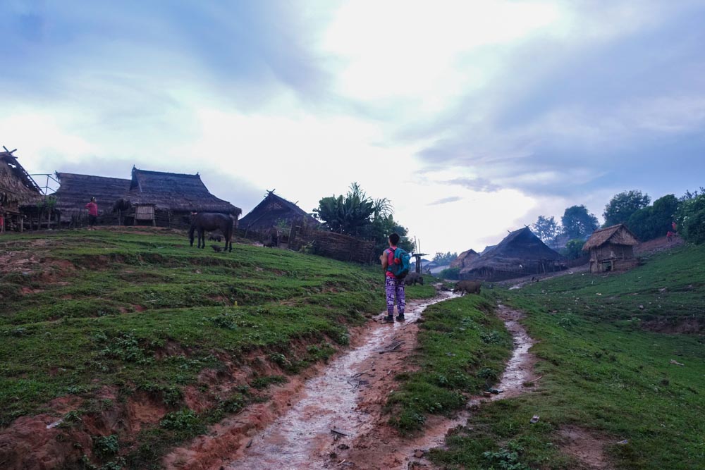 Day 2 trek - Gallic village (Peryenxangmai)