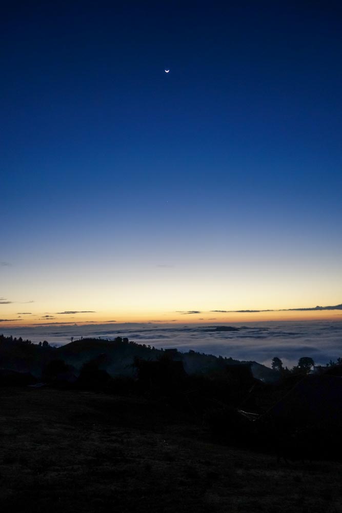 Day 3 trek - Sunrise over the Gallic village