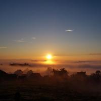 Day 3 trek - Sunrise over the Gallic village