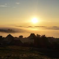 Day 3 trek - Sunrise over the Gallic village