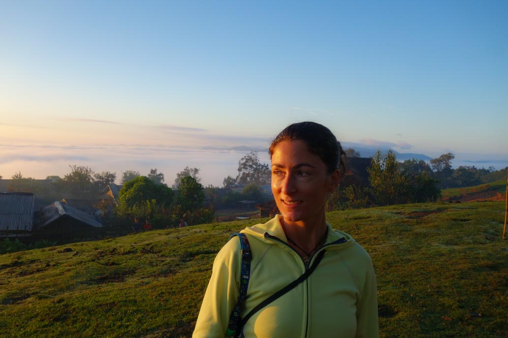 Day 3 trek - Sunrise over the Gallic village