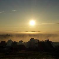 Day 3 trek - Sunrise over the Gallic village