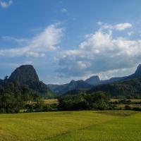 Muang Ngoi on the way to the villages