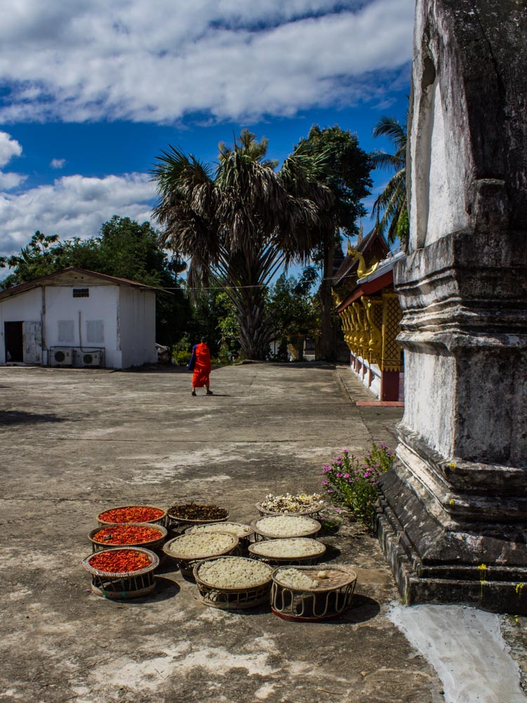 Drying rice and chilis