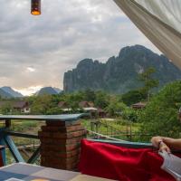 Sunset on Vang Vieng