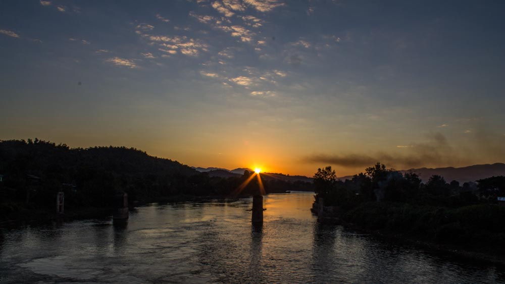 Sunset over Hsipaw