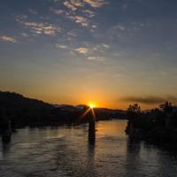 Sunset over Hsipaw