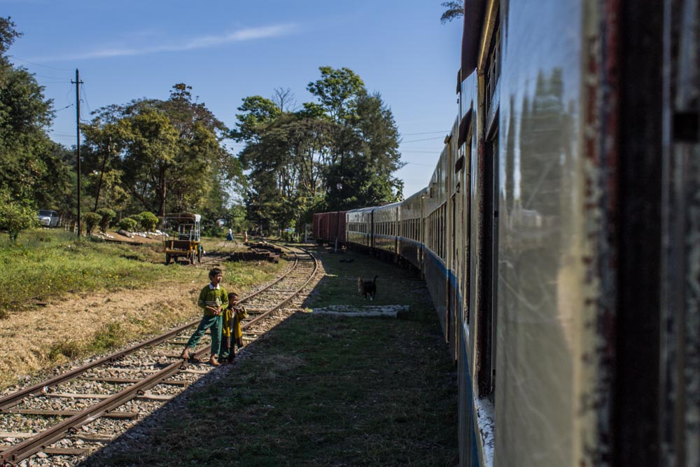 Our train to Pyin Oo Lwin