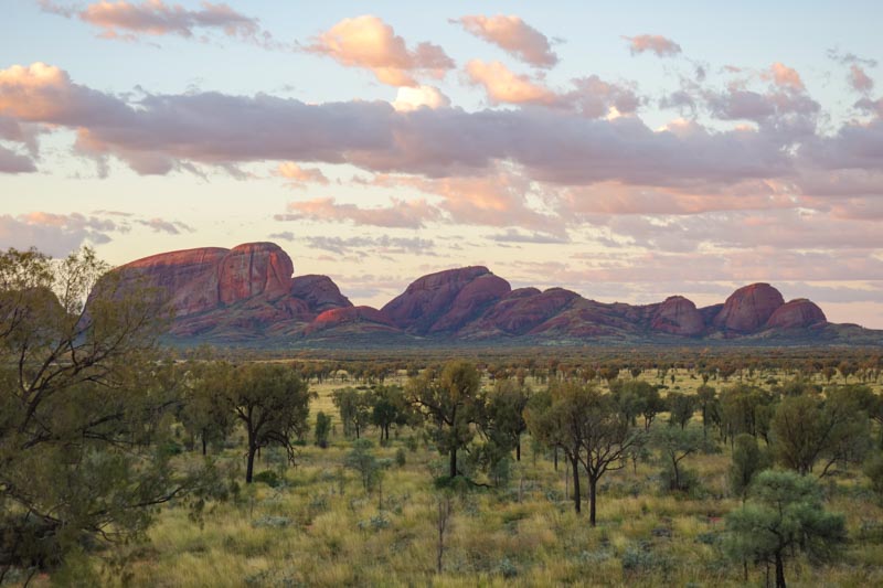 22 - Sunset at the Olgas