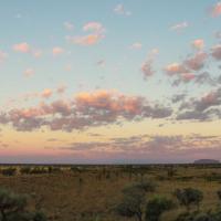 23 - Sunset with view of Ayers Rock