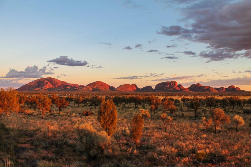 29 - Sunrise at the Olgas