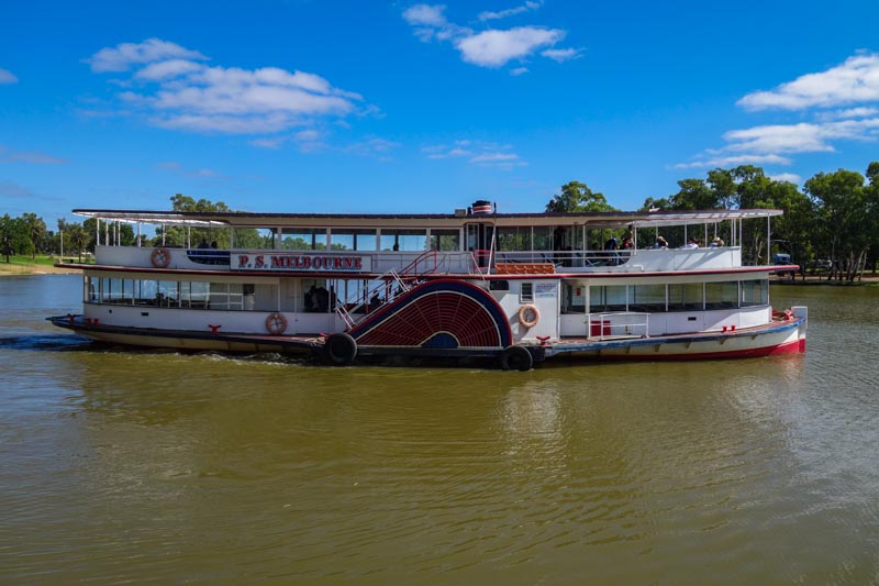 65 - Steamboat on Murray River