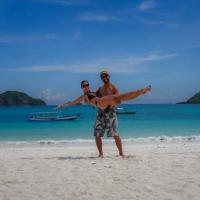 9 - Posing at Tanjung An Beach