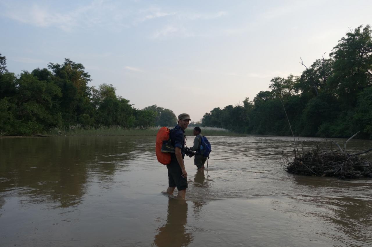 Day 2-4 Tourists crossing river