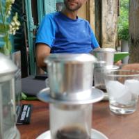 Day 2 - starting the day with  a vietnamese coffee