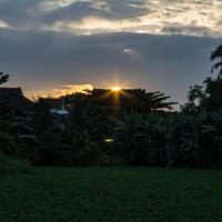 Day 2 - Sunset by a pond next to the old town