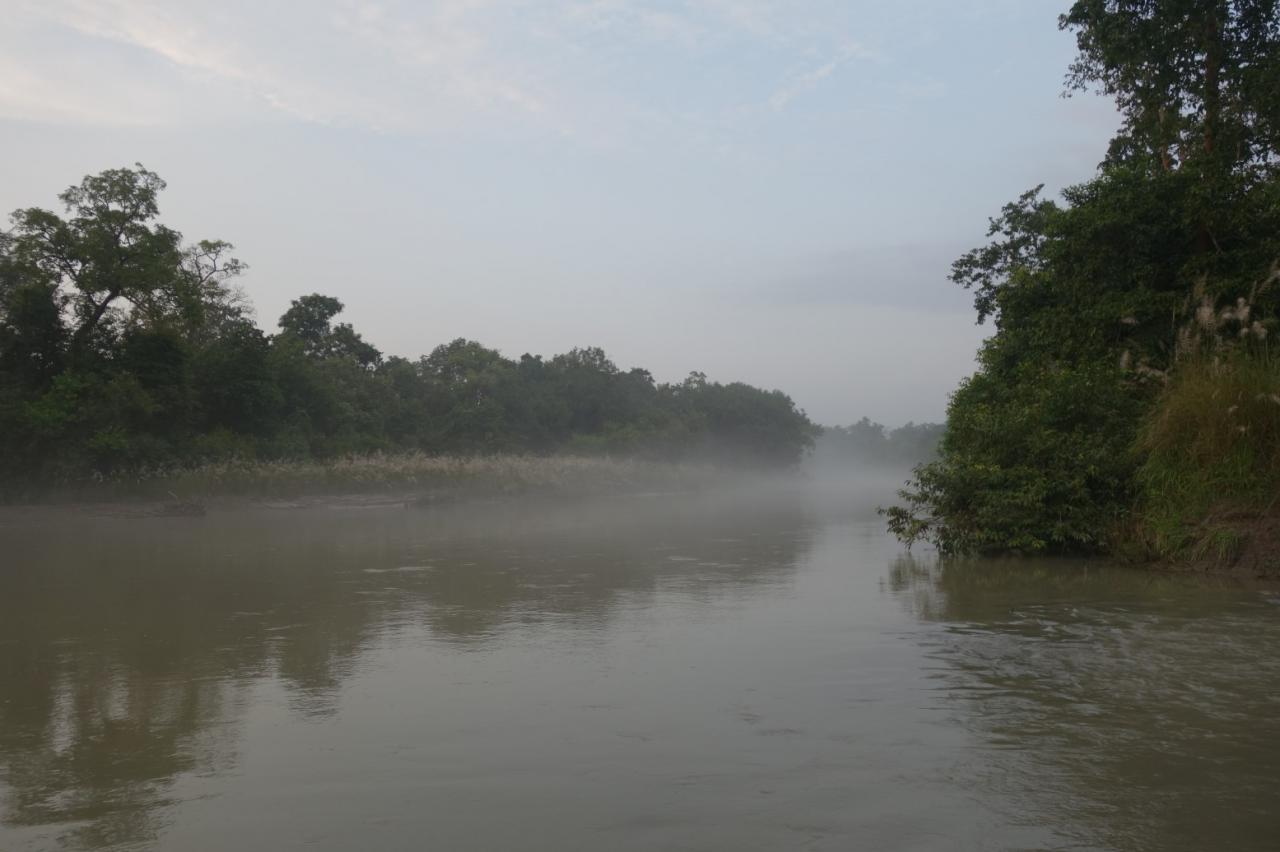 Day 3 -3 Misty sunset on Bardia