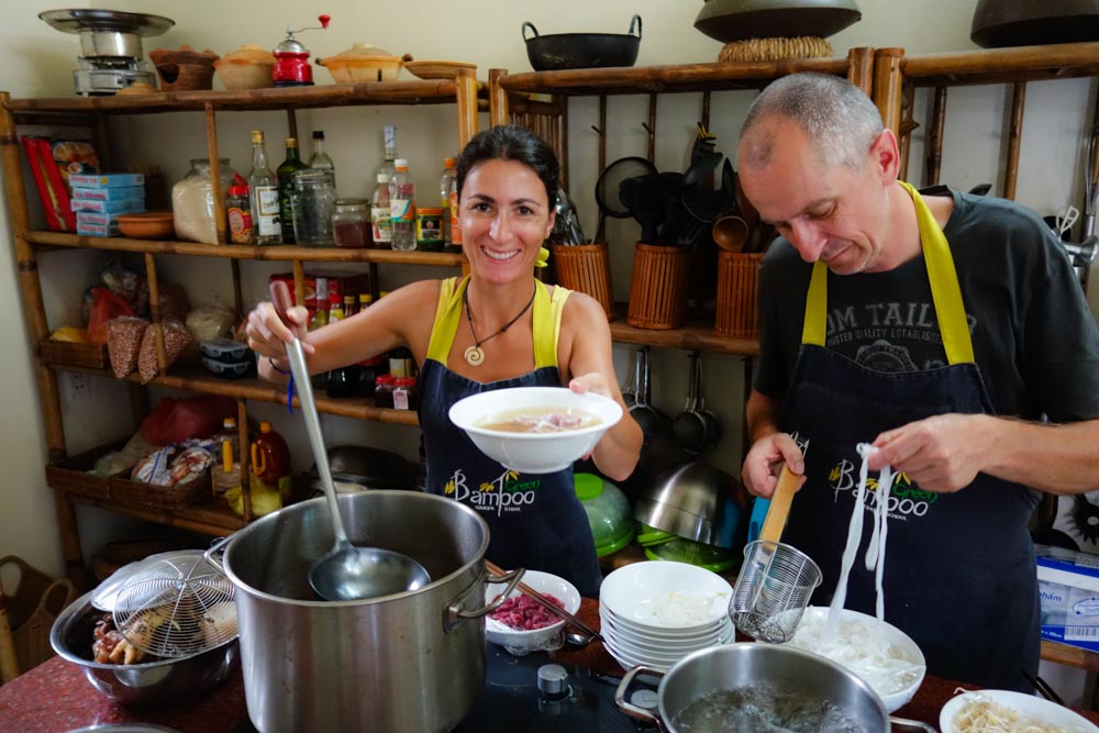 Day 3 - Green bamboo cooking class 7