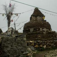 Day 4 Old stupa Khumjung