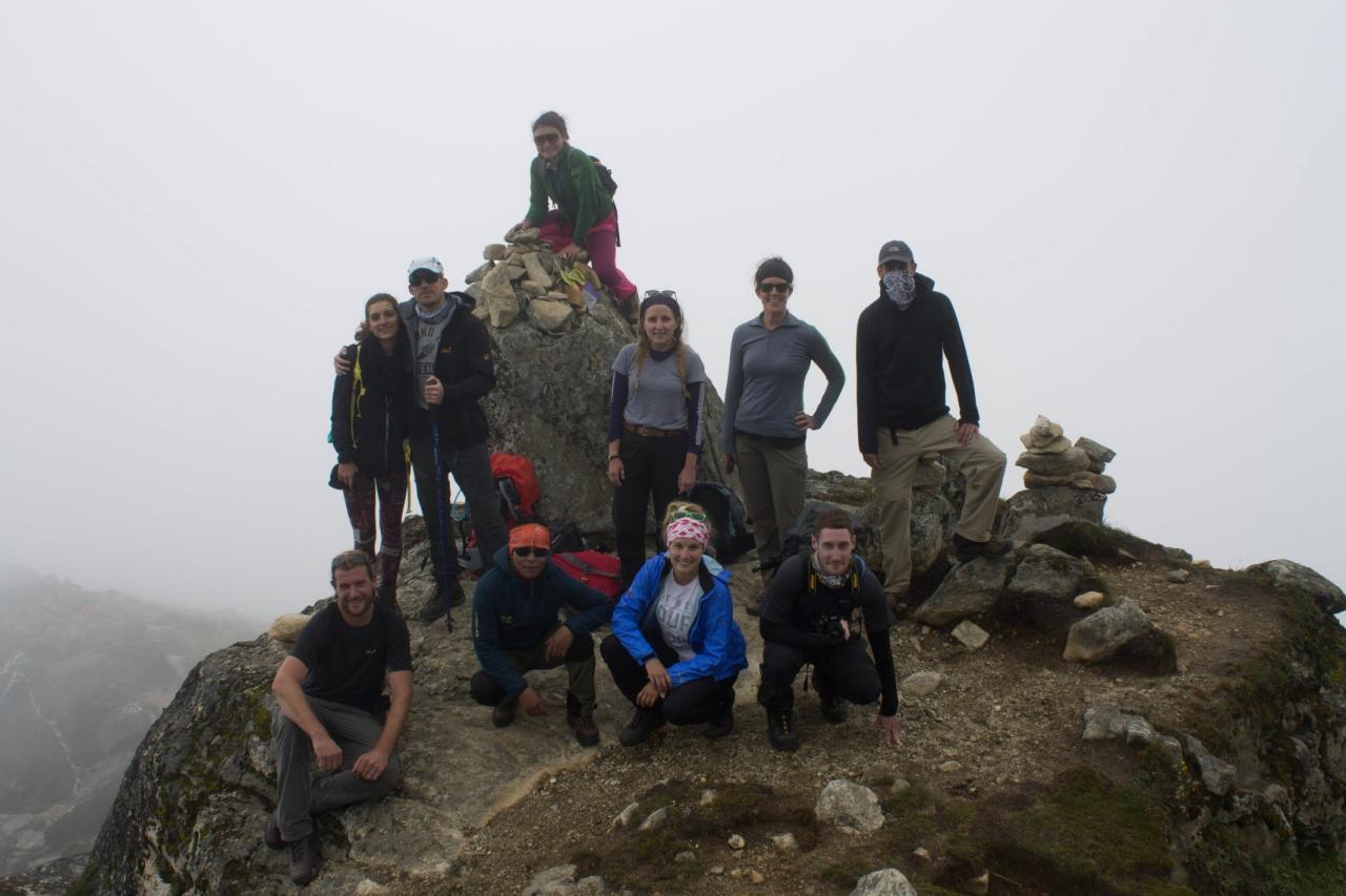 Day 6-2 A bunch of morning hikers hehehe