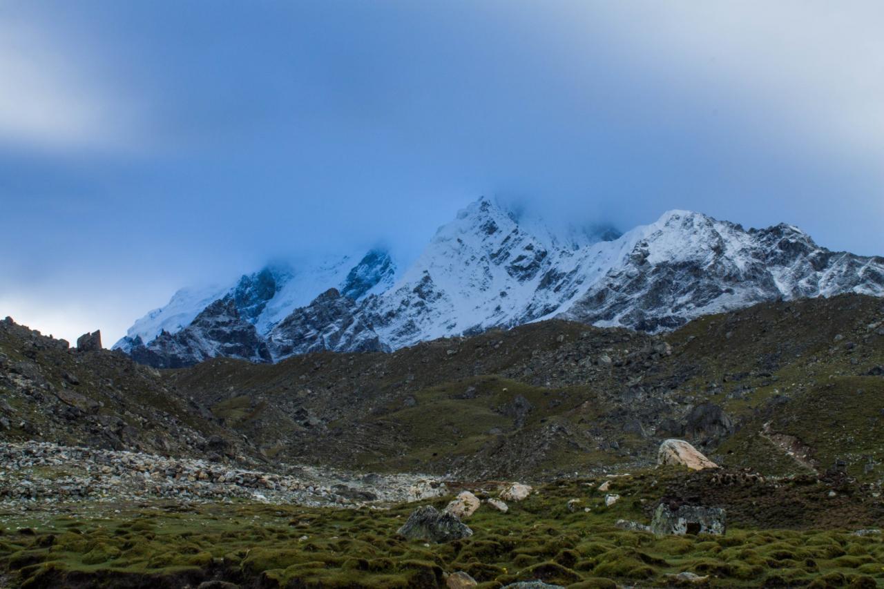 Day 8 Morning view from Lobuche