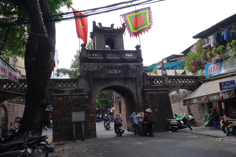 Gate in Old Quarter of Hanoi