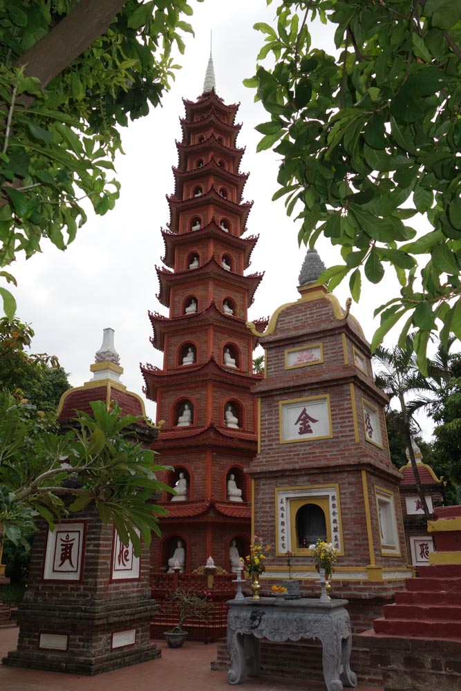 Pagoda at West Lake Hanoi