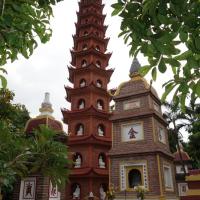 Pagoda at West Lake Hanoi