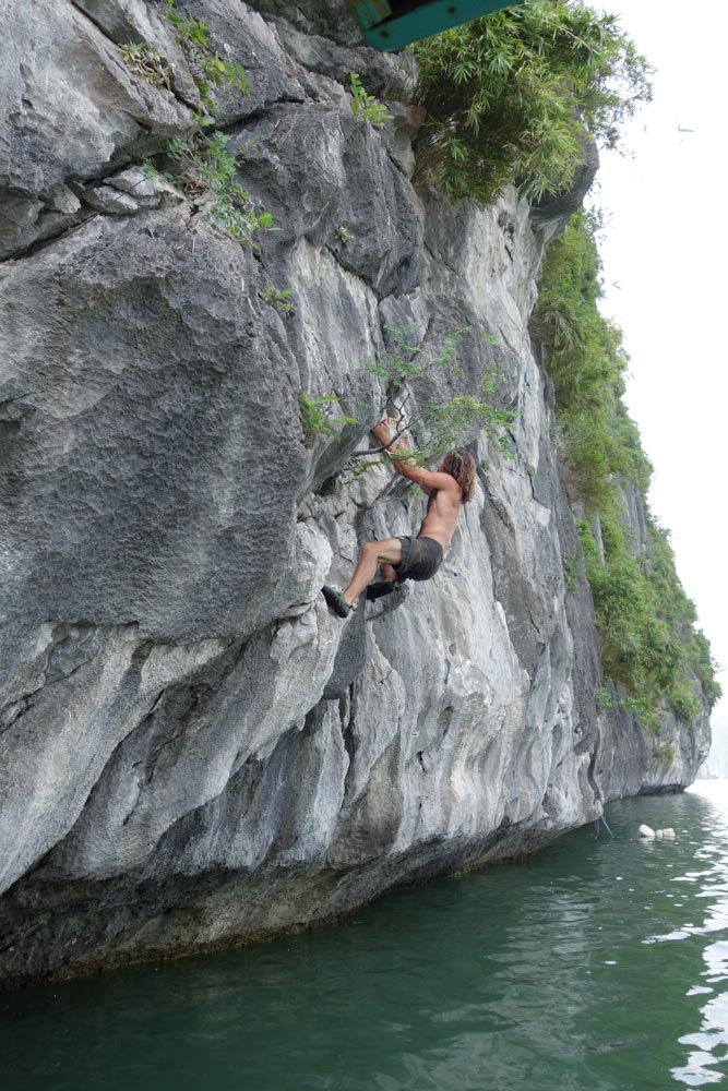 Climbing Lan Ha Bay