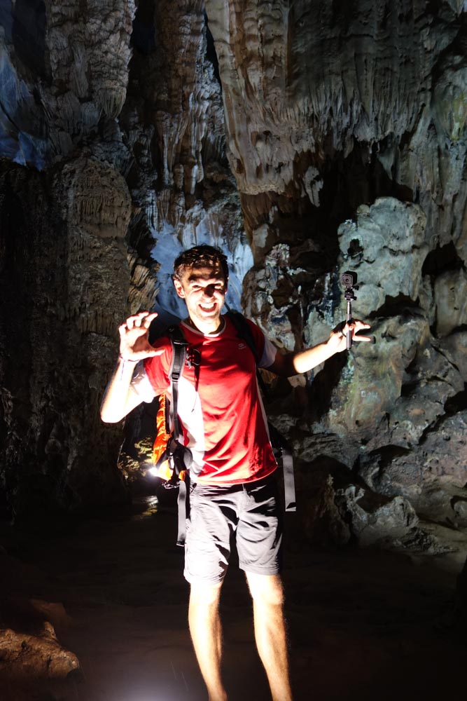 Inside Phong Nha Cave 8, scary monster