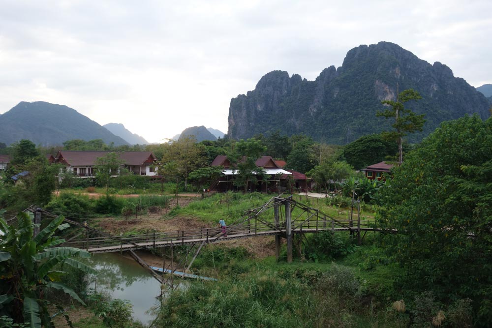 Sunset on Vang Vieng