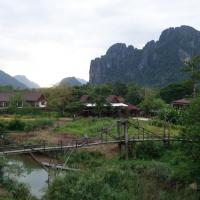 Sunset on Vang Vieng