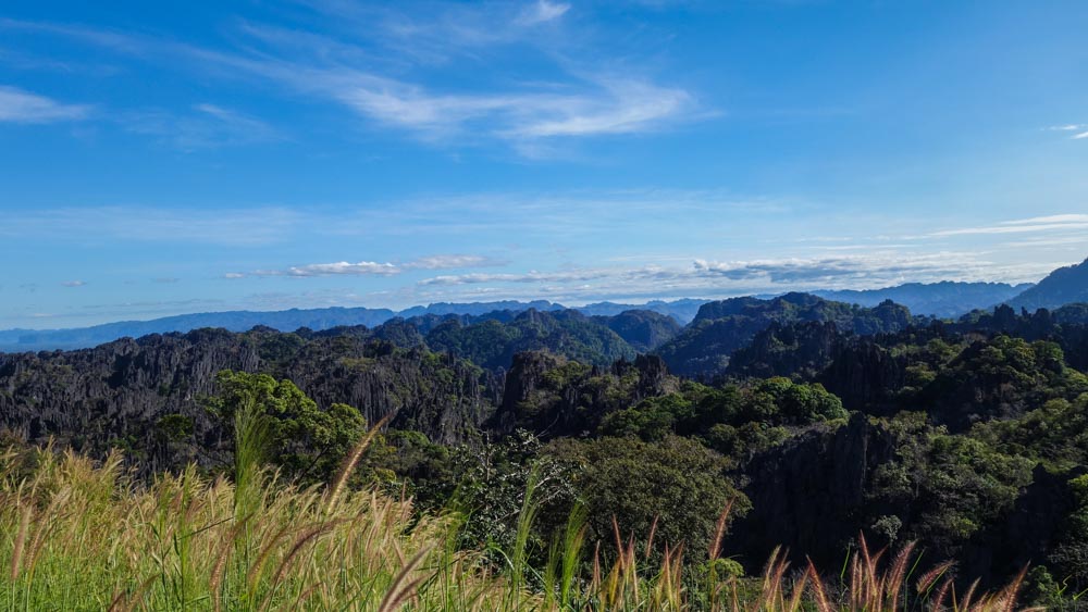 View point near Vieng Kham