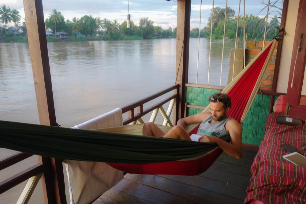 Chilling in the hammock