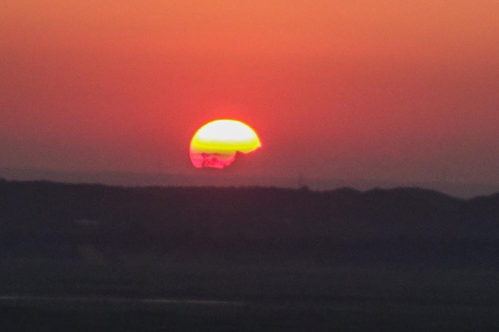 Sunset over Mandalay