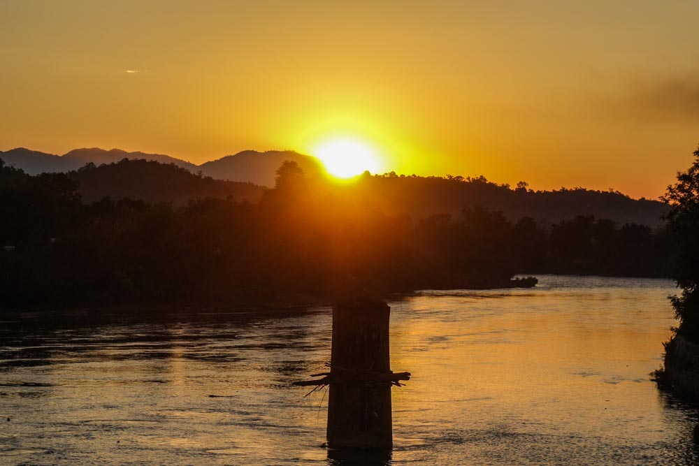 Sunset over Hsipaw