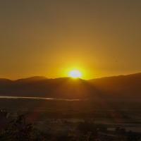 Sunset over Inle Lake