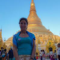 Moni at Shwedagon Pagoda