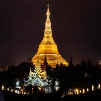 Shwedagon Pagoda from People's Park