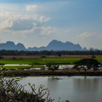 Countryside around Kyauk kalap monastery