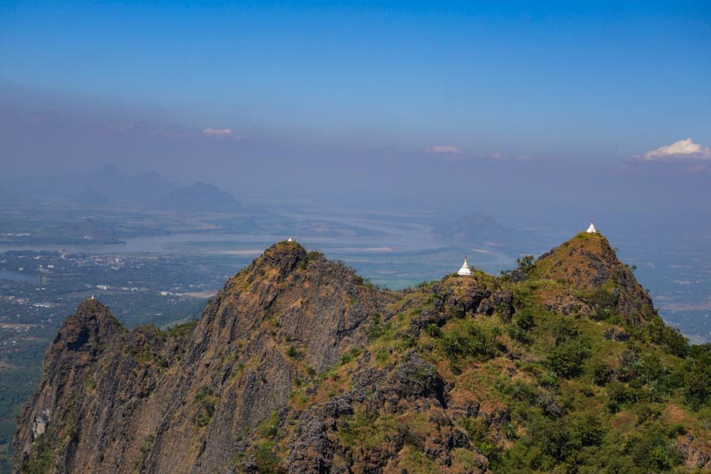 View from Zwegabin monastery