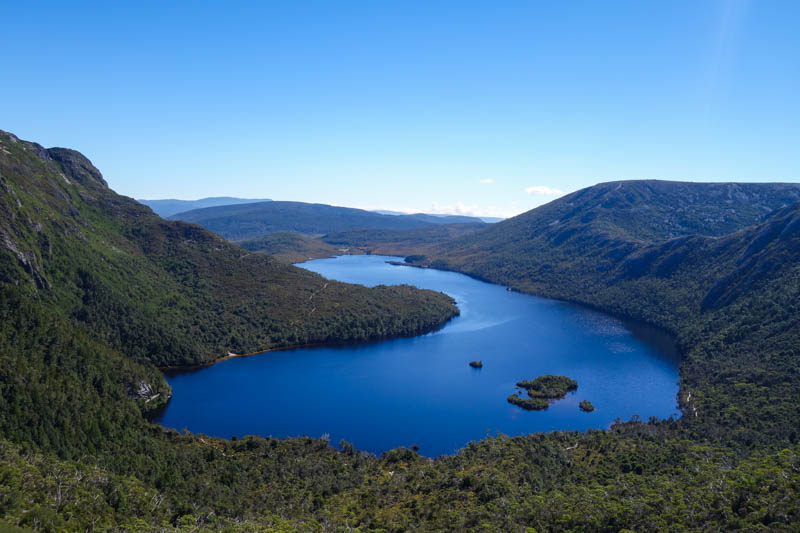 View on the way to Cradle mountain