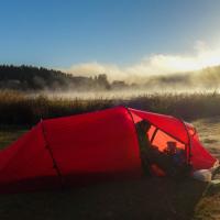 Sunrise by lake Gardiner