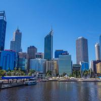 View of the CBD from Elizabeth Quay